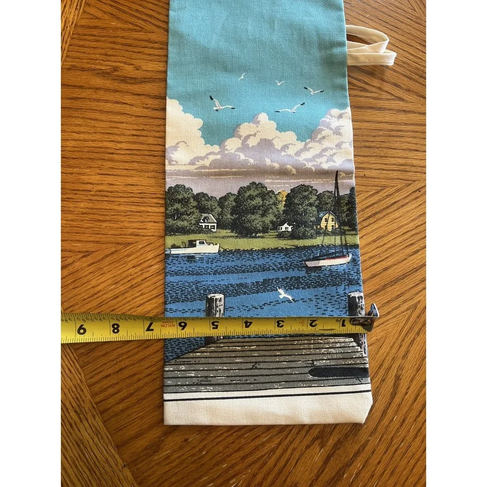 Sailboat Nautical Grocery Bag Holder Sack Storage Organizer Dispenser Hanging